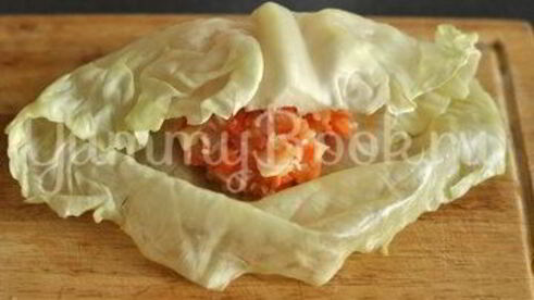 голубцы под томатно-сливочным соусом