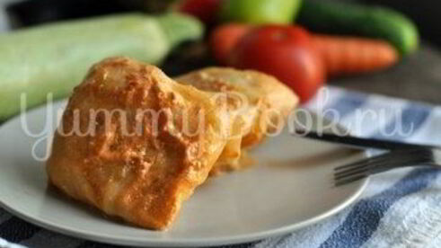 голубцы под томатно-сливочным соусом