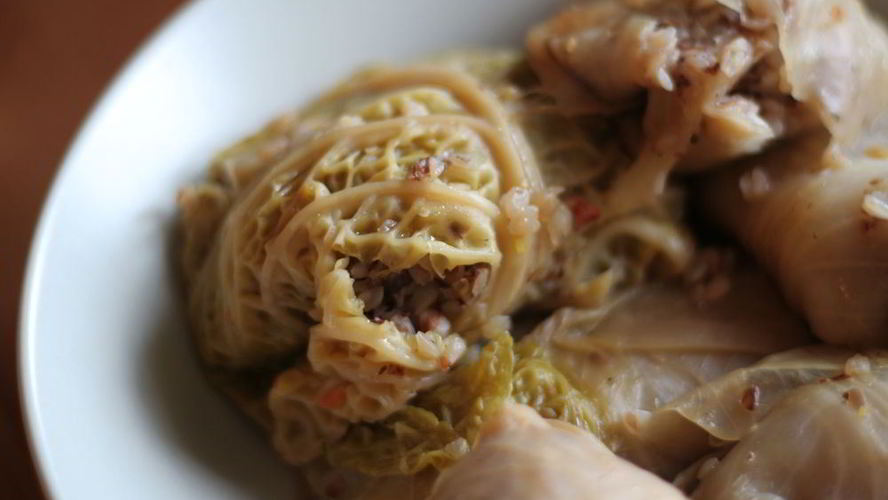 Рецепт голубцов с гречкой и грибами