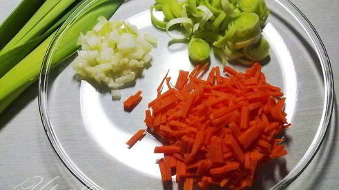 голубцы с грибами и овощами