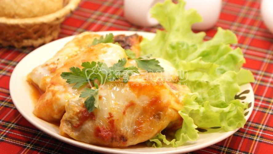 Рецепт голубцов с картофелем и грибами