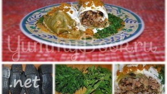 Рецепт Голубцов с мясом, перловкой и грибами