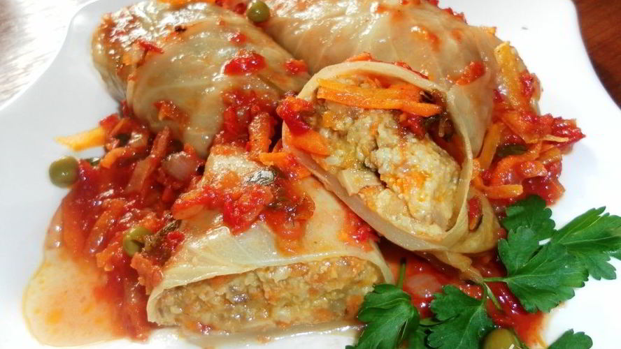 Рецепт голубцов с пшенным фаршем