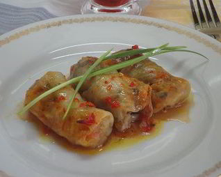 Голубцы с рисом и грибами