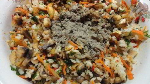 голубцы с рисом и грибами