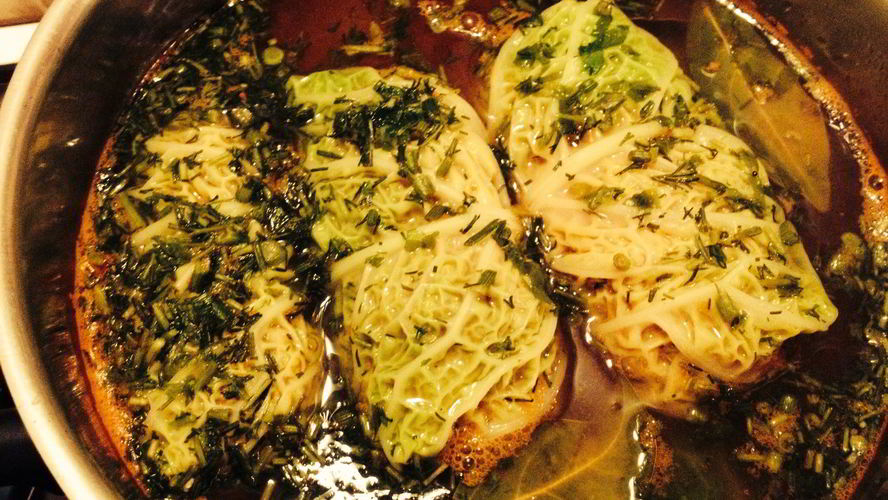 Рецепт голубцов с телятиной