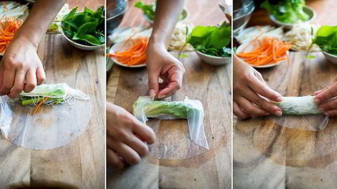 голубцы в рисовой бумаге