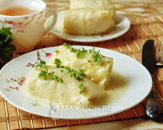 Голубцы в сметанном соусе