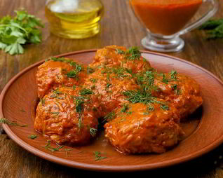 Ленивые голубцы на сковороде