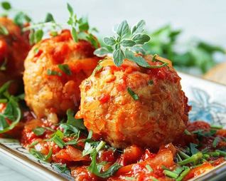 Ленивые голубцы с рисом капустой и фаршем в духовке