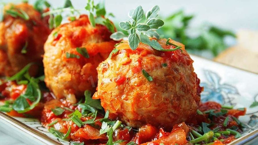 Рецепт ленивых голубцов с рисом капустой и фаршем в духовке