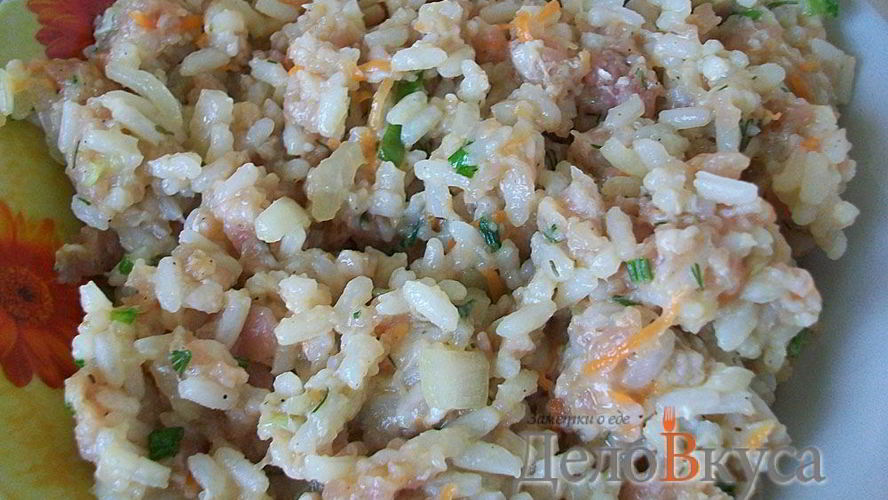 Рецепт мясной начинки для голубцов, фаршированного перца и кабачков