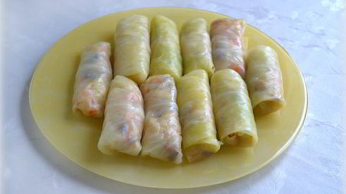 постные голубцы с рисом