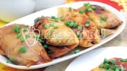 постные голубцы