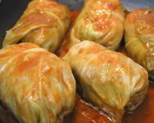 Праздничные голубцы с бараниной