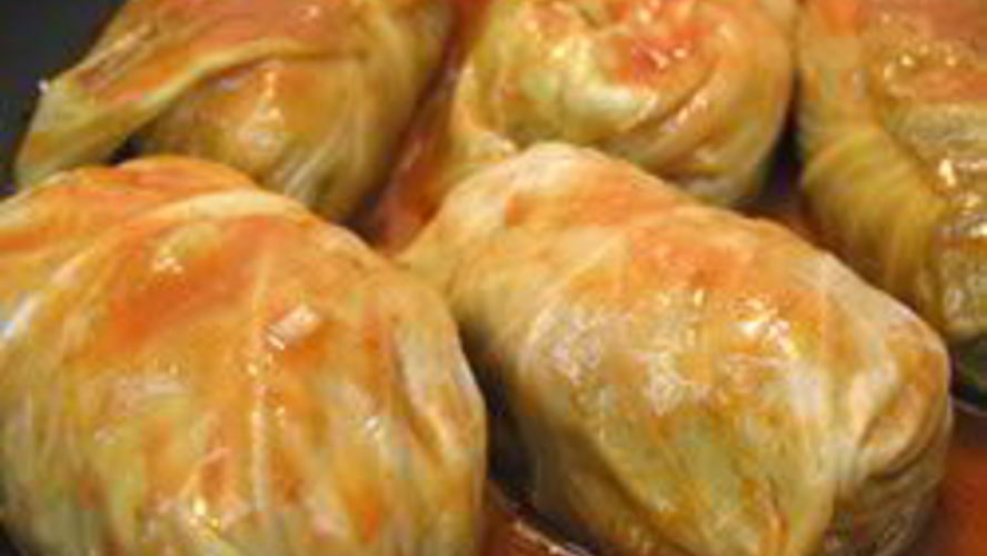 Рецепт праздничных голубцов с бараниной