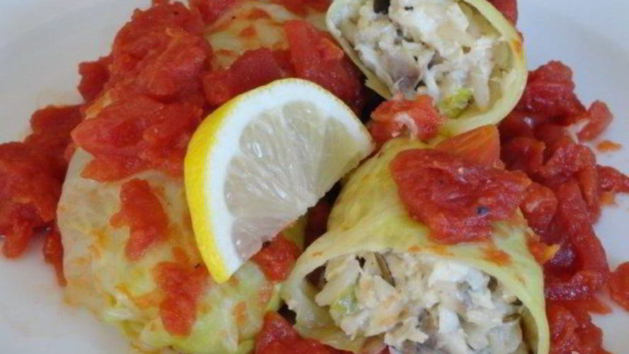 Рецепт рыбных голубцов