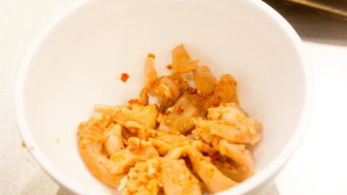 гречневая лапша с курицей терияки