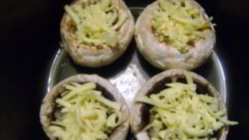 фаршированные шампиньоны в мультиварке