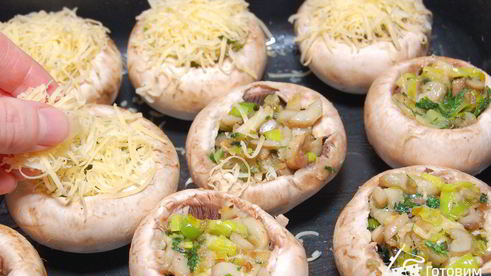 фаршированные шампиньоны