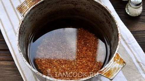 грибы, фаршированные гречкой