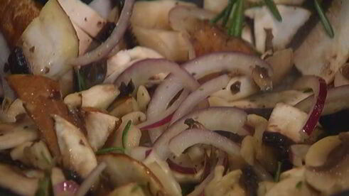 грибы под хрустящим фило