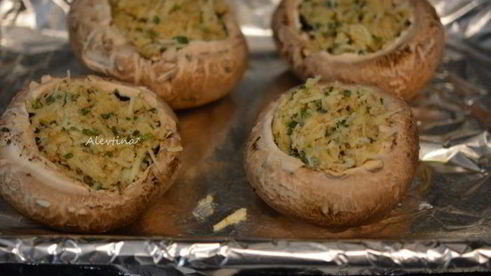 грибы с начинкой