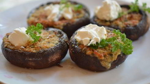 грибы с начинкой