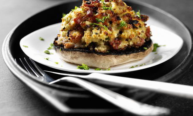 Грибы с плавленым сыром