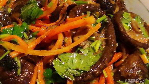 Рецепт Грибов шиитаке по-корейски