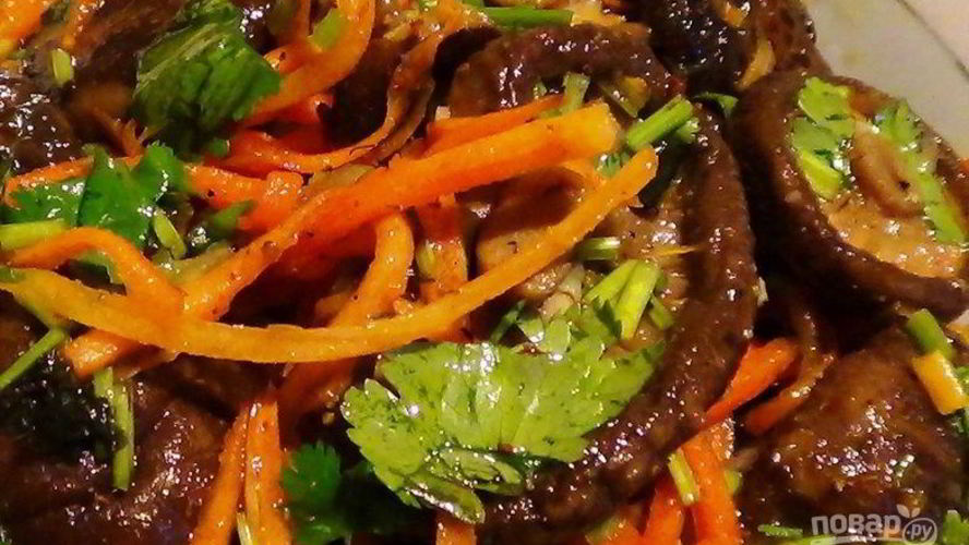 Рецепт грибов шиитаке по-корейски