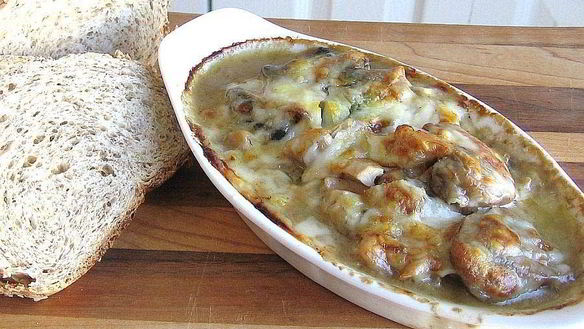 Рецепт Грибов запеченных в сметане