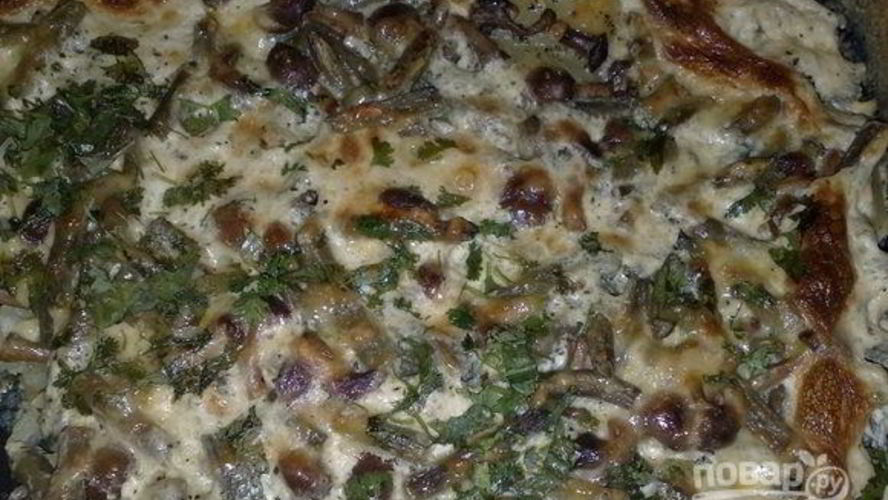 Рецепт опят в духовке