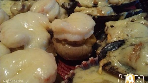 Рецепт Шампиньонов фаршированных Миллионных