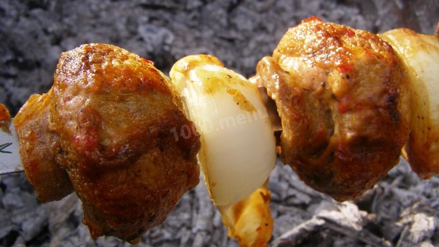 Рецепт шампиньонов на костре