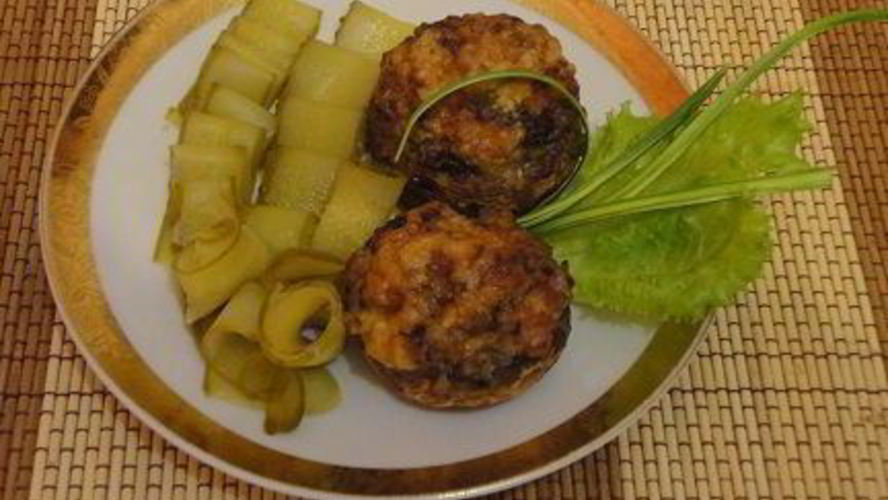 Рецепт шампиньонов, запеченных с сыром