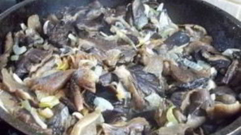 замороженные жареные грибы