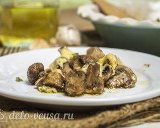 Запеченные шампиньоны с сыром