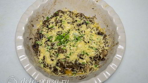 запеченные шампиньоны с сыром