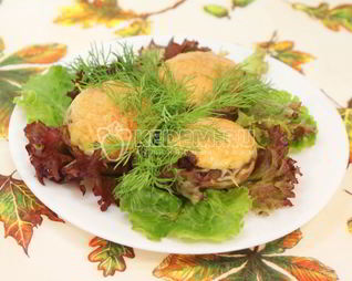 Запеченные шампиньоны