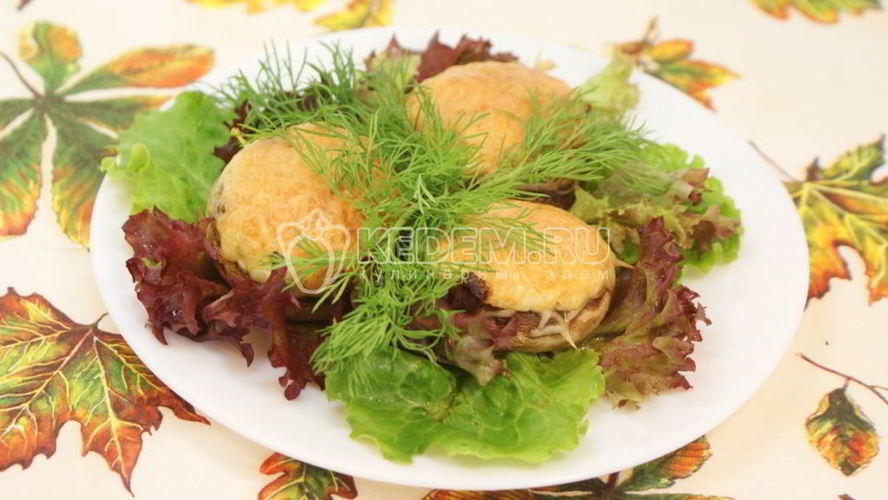 Рецепт запеченных шампиньонов