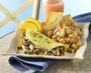 Жареные подберезовики с овощами