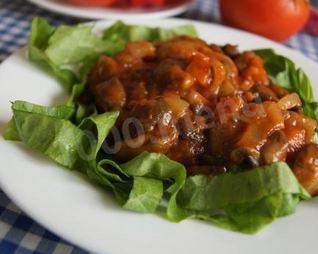 Грибной гуляш из грибов