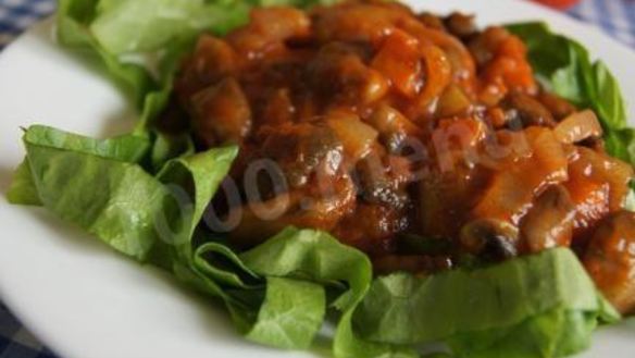 Рецепт Грибного гуляша из грибов