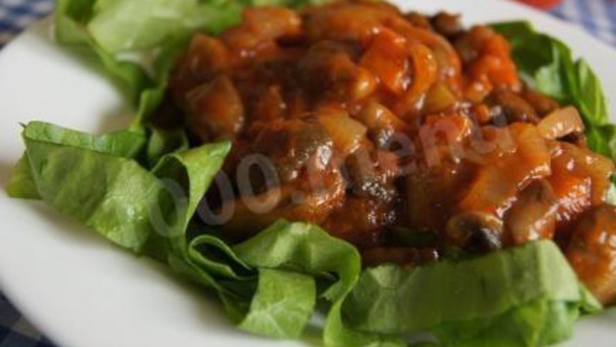 Рецепт грибного гуляша из грибов