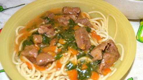 гуляш из говядины с тыквой