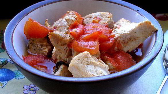 Рецепт Гуляша из индейки в фольге