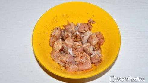 гуляш из кролика с грибами