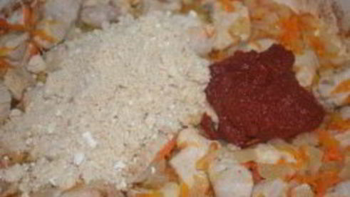 гуляш из куриного филе