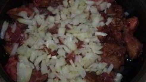 гуляш из куриной печени